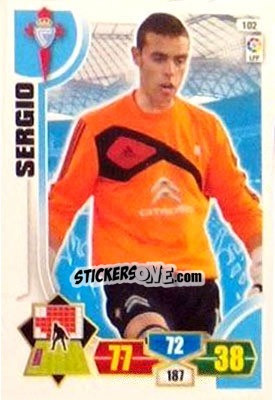 Sticker Sergio - Liga BBVA 2013-2014. Adrenalyn XL n. 102 - Panini