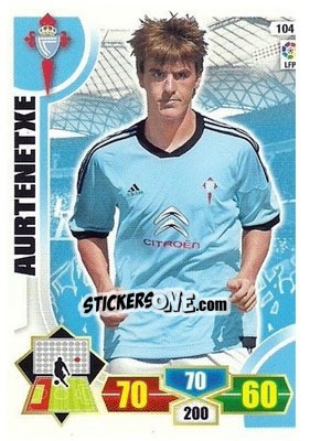 Sticker Aurtenetxe - Liga BBVA 2013-2014. Adrenalyn XL n. 104 - Panini