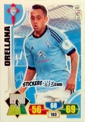 Cromo Orellana - Liga BBVA 2013-2014. Adrenalyn XL - Panini