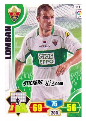 Sticker Lombán - Liga BBVA 2013-2014. Adrenalyn XL n. 111 - Panini