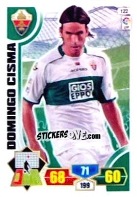Sticker Domingo Cisma - Liga BBVA 2013-2014. Adrenalyn XL n. 122 - Panini