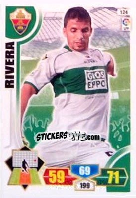 Sticker Rivera - Liga BBVA 2013-2014. Adrenalyn XL n. 124 - Panini