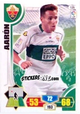 Sticker Aaron - Liga BBVA 2013-2014. Adrenalyn XL n. 125 - Panini