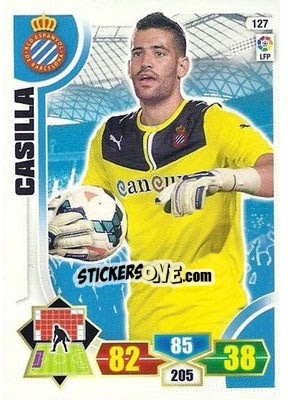 Figurina Casilla - Liga BBVA 2013-2014. Adrenalyn XL n. 127 - Panini