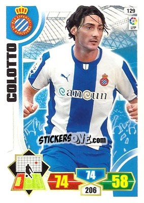 Sticker Colotto - Liga BBVA 2013-2014. Adrenalyn XL n. 129 - Panini