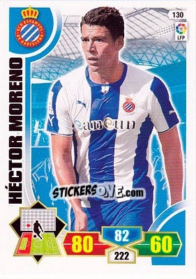 Sticker Héctor Moreno - Liga BBVA 2013-2014. Adrenalyn XL n. 130 - Panini