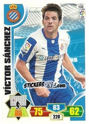 Sticker Víctor Sánchez - Liga BBVA 2013-2014. Adrenalyn XL - Panini