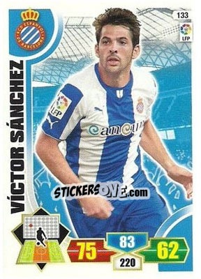 Sticker Víctor Sánchez - Liga BBVA 2013-2014. Adrenalyn XL n. 133 - Panini