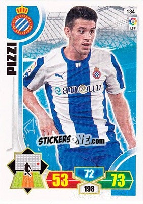 Cromo Pizzi - Liga BBVA 2013-2014. Adrenalyn XL n. 134 - Panini