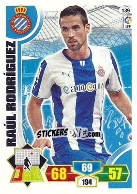 Sticker Raúl Rodríguez - Liga BBVA 2013-2014. Adrenalyn XL - Panini