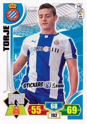 Sticker Torje - Liga BBVA 2013-2014. Adrenalyn XL n. 142 - Panini