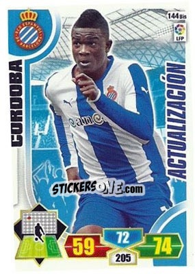 Sticker Córdoba - Liga BBVA 2013-2014. Adrenalyn XL n. 144bis - Panini