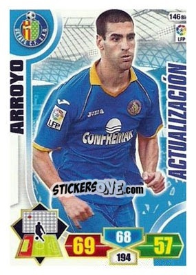 Sticker Arroyo - Liga BBVA 2013-2014. Adrenalyn XL n. 146bis - Panini