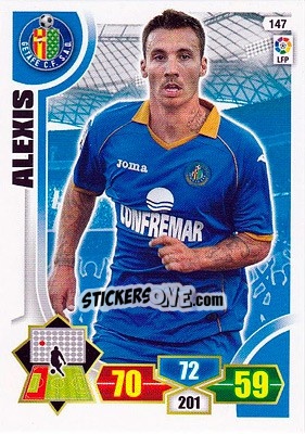 Sticker Alexis - Liga BBVA 2013-2014. Adrenalyn XL n. 147 - Panini