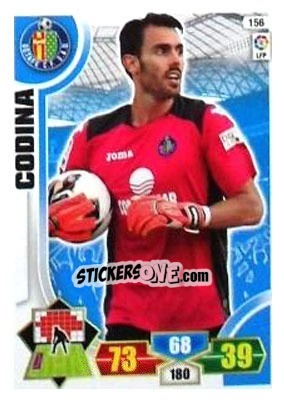 Sticker Codina - Liga BBVA 2013-2014. Adrenalyn XL n. 156 - Panini
