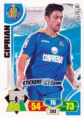 Sticker Ciprian Marica - Liga BBVA 2013-2014. Adrenalyn XL n. 162 - Panini