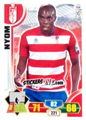Sticker Nyom - Liga BBVA 2013-2014. Adrenalyn XL n. 164 - Panini