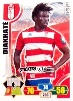 Sticker Diakhaté - Liga BBVA 2013-2014. Adrenalyn XL n. 165 - Panini