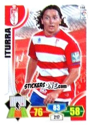 Sticker Iturra - Liga BBVA 2013-2014. Adrenalyn XL n. 168 - Panini