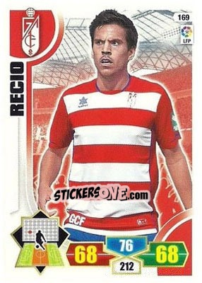 Sticker Recio - Liga BBVA 2013-2014. Adrenalyn XL n. 169 - Panini