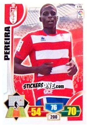 Sticker Pereira - Liga BBVA 2013-2014. Adrenalyn XL n. 170 - Panini