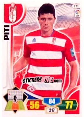 Sticker Piti - Liga BBVA 2013-2014. Adrenalyn XL n. 171 - Panini
