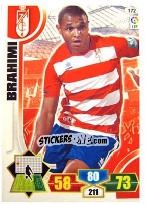 Sticker Brahimi - Liga BBVA 2013-2014. Adrenalyn XL n. 172 - Panini