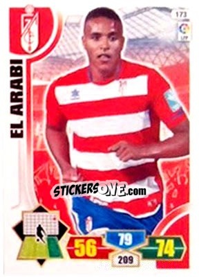 Sticker El Arabi - Liga BBVA 2013-2014. Adrenalyn XL n. 173 - Panini