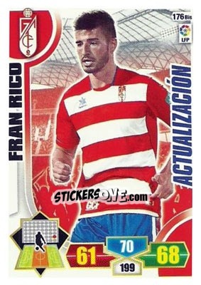 Sticker Fran Rico - Liga BBVA 2013-2014. Adrenalyn XL n. 176bis - Panini