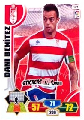 Cromo Dani Benítez - Liga BBVA 2013-2014. Adrenalyn XL - Panini