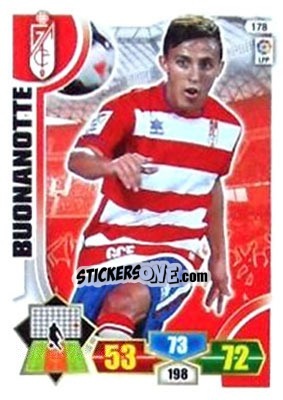 Sticker Buonanotte - Liga BBVA 2013-2014. Adrenalyn XL n. 178 - Panini