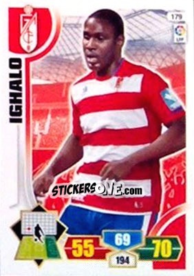 Sticker Ighalo - Liga BBVA 2013-2014. Adrenalyn XL n. 179 - Panini