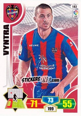 Sticker Vyntra - Liga BBVA 2013-2014. Adrenalyn XL n. 183 - Panini