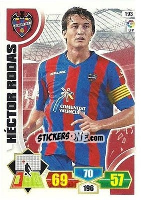 Sticker Hector Rodas - Liga BBVA 2013-2014. Adrenalyn XL n. 193 - Panini
