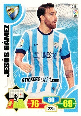 Sticker Jesús Gamez - Liga BBVA 2013-2014. Adrenalyn XL n. 218 - Panini