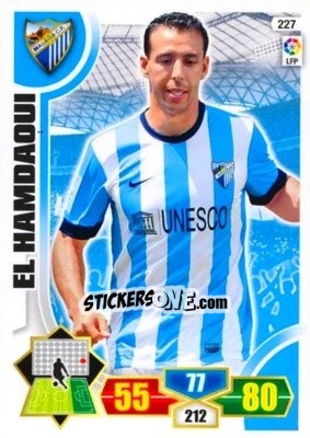 Sticker El Hamdaoui - Liga BBVA 2013-2014. Adrenalyn XL - Panini
