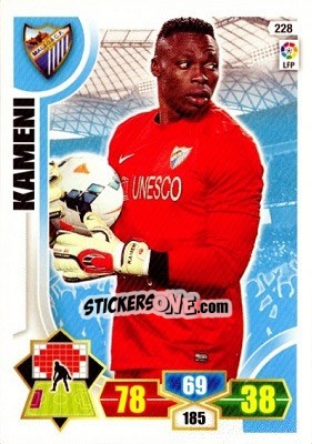Sticker Kameni - Liga BBVA 2013-2014. Adrenalyn XL n. 228 - Panini