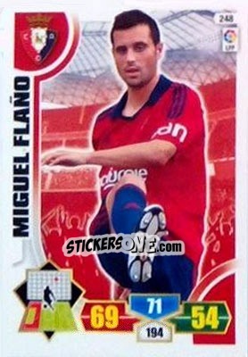 Figurina Miguel Flaño - Liga BBVA 2013-2014. Adrenalyn XL - Panini