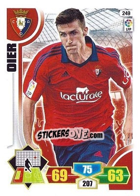 Sticker Oier - Liga BBVA 2013-2014. Adrenalyn XL n. 249 - Panini