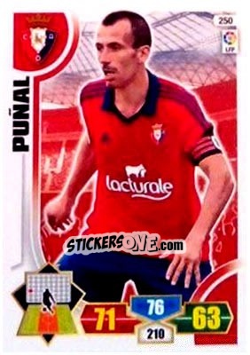 Figurina Puñal - Liga BBVA 2013-2014. Adrenalyn XL - Panini