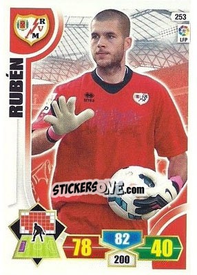 Sticker Rubén - Liga BBVA 2013-2014. Adrenalyn XL n. 253 - Panini