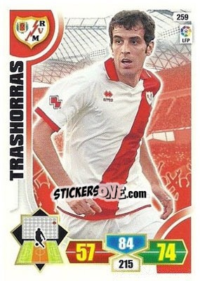 Sticker Trashorras - Liga BBVA 2013-2014. Adrenalyn XL n. 259 - Panini
