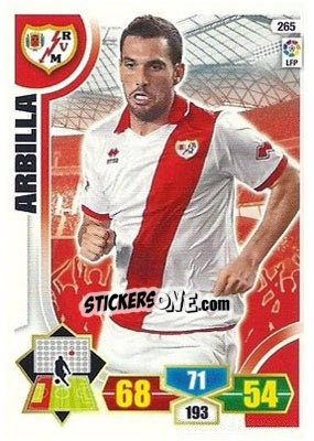 Cromo Arbilla - Liga BBVA 2013-2014. Adrenalyn XL n. 265 - Panini