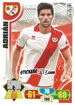 Cromo Adrián - Liga BBVA 2013-2014. Adrenalyn XL n. 268 - Panini