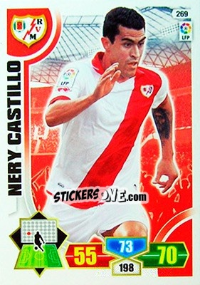 Sticker Nery Castillo - Liga BBVA 2013-2014. Adrenalyn XL n. 269 - Panini