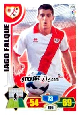 Cromo Iago Falqué - Liga BBVA 2013-2014. Adrenalyn XL - Panini