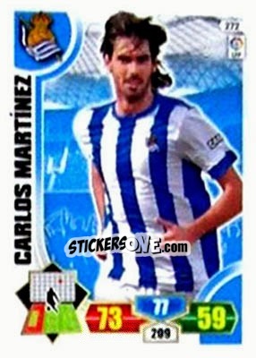 Sticker Carlos Martínez - Liga BBVA 2013-2014. Adrenalyn XL n. 272 - Panini