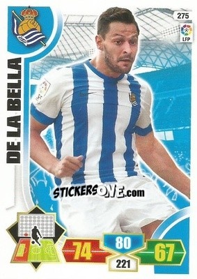 Figurina De La Bella - Liga BBVA 2013-2014. Adrenalyn XL - Panini