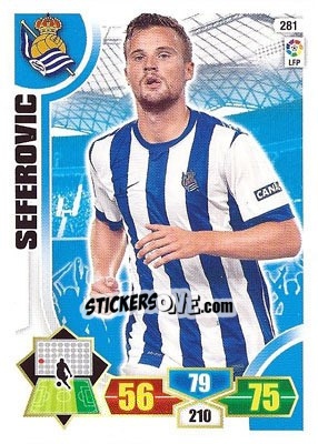 Figurina Seferovic - Liga BBVA 2013-2014. Adrenalyn XL - Panini