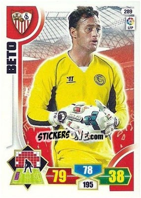 Sticker Beto - Liga BBVA 2013-2014. Adrenalyn XL n. 289 - Panini